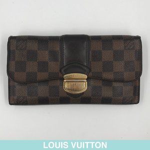 Auth Louis Vuitton Damier bi-fold wallet N61747